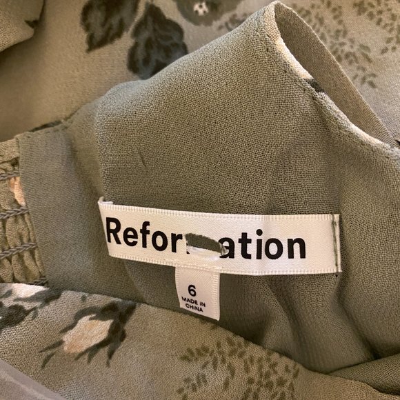 Reformation Twilight Dress in Verde - Picture 11 of 16